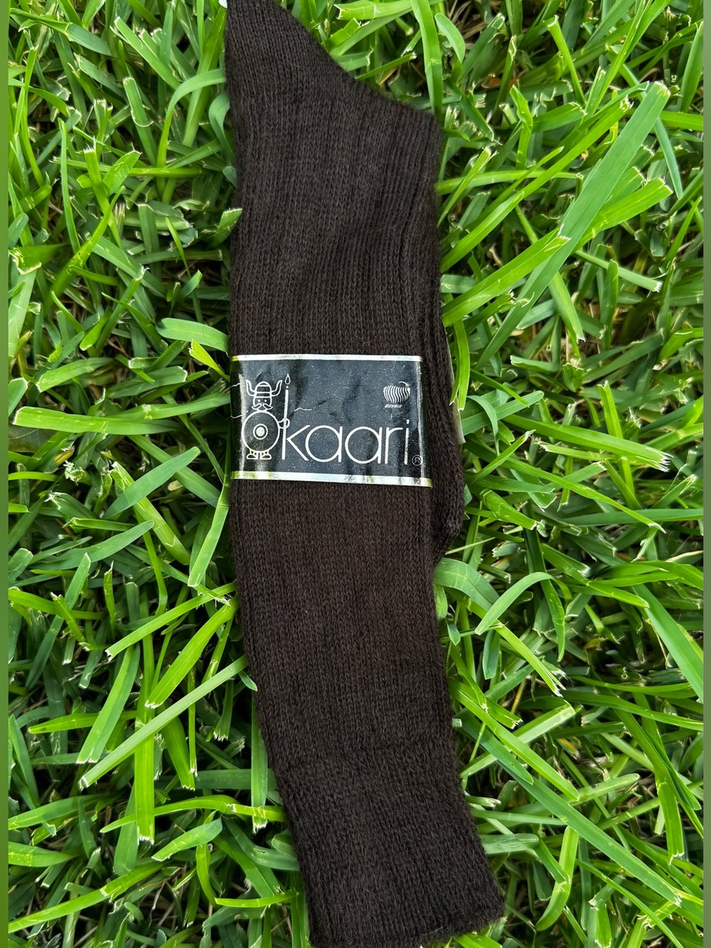 Okaari Mohair Dress Socks Men's Size 8-13 Brown Luxury 75% Mohair NEW